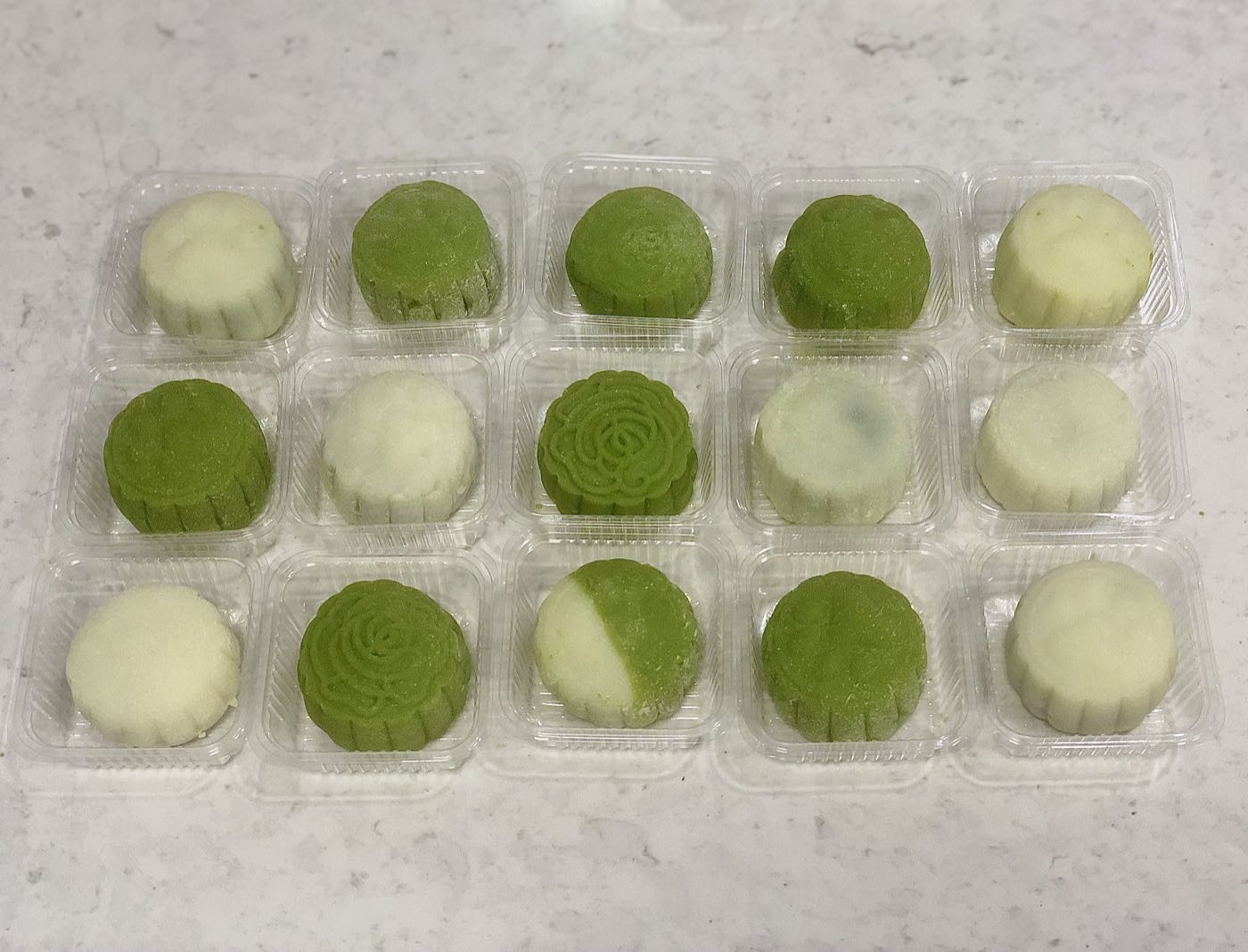 抹茶冰皮月饼