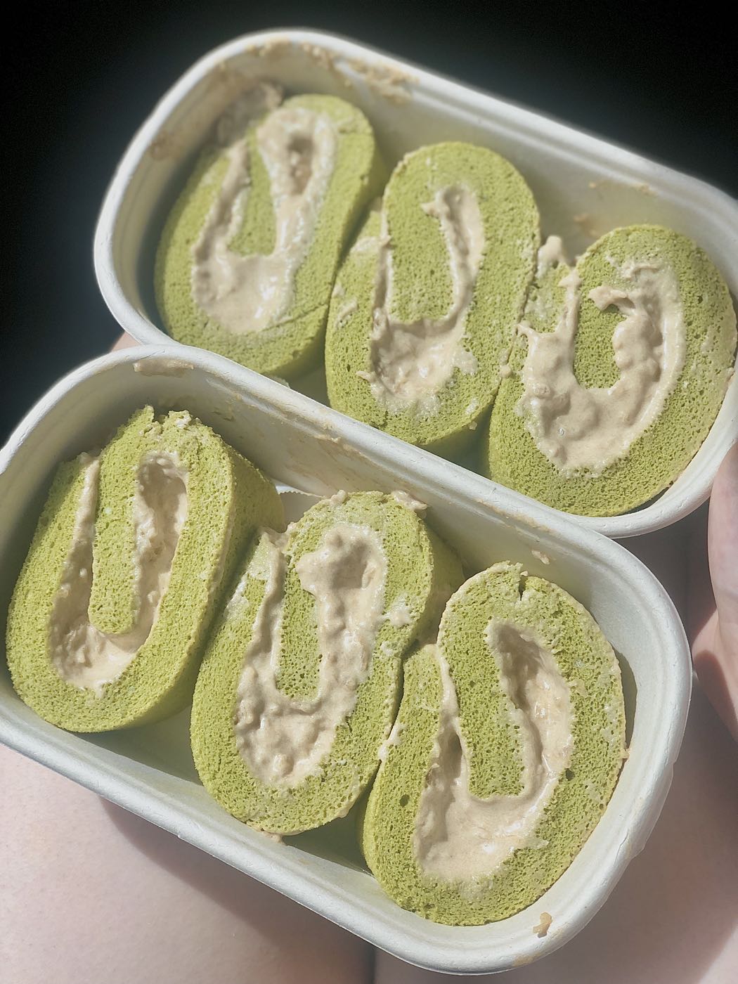 抹茶毛巾卷