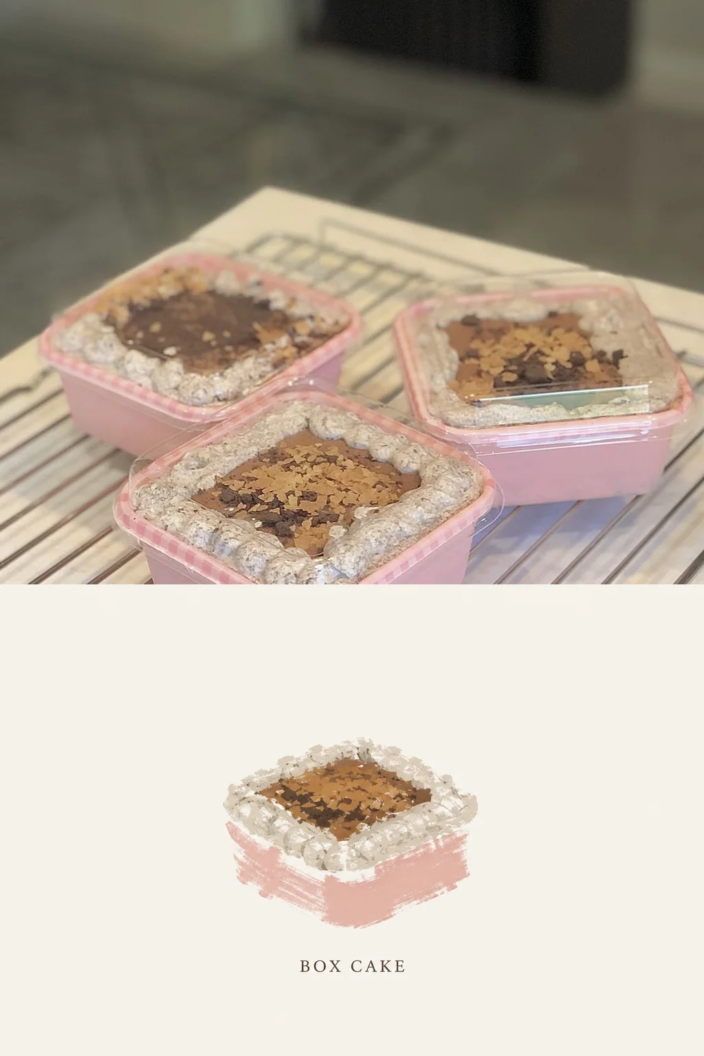 盒子蛋糕