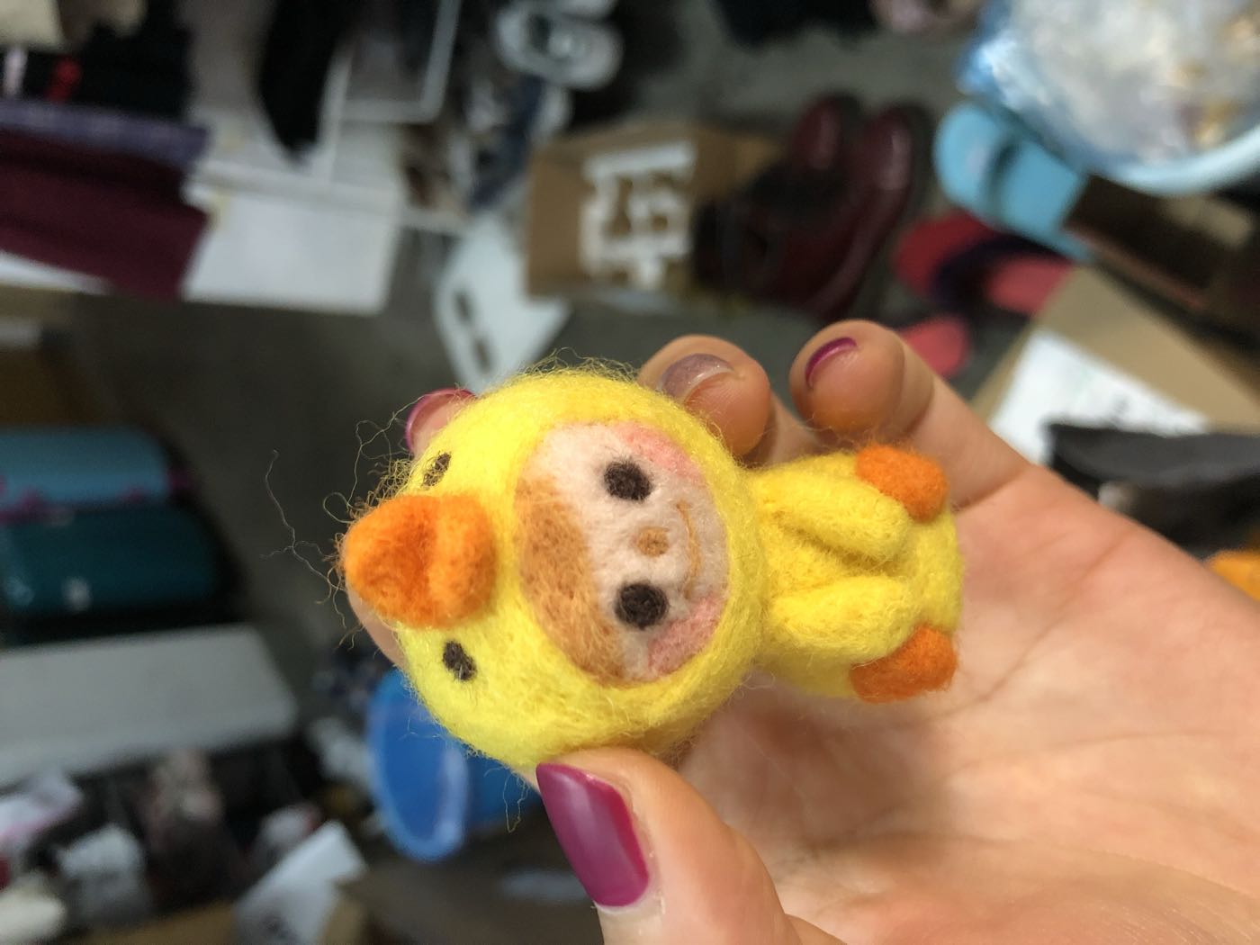 羊毛毡小鸡